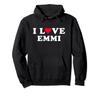 I Love Emmi Matching Girlfriend Boyfriend Emmi Name Hoodies &