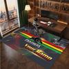 Penrith Panthers Personalized Crystal Velvet Carpet, Customized Name Text Soft Anti‑Slip Rug for Living Room Bedroom