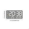 Digital Clock with Week Month Date Display, Alarm Functionality for Bedroom
