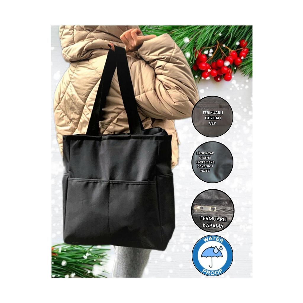 Women's Black Sports Handbag