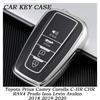 New TPU Car Key Case For Toyota Prius Camry Corolla C-HR CHR RAV4 Prado Izoa Levin Avalon 2018 2019 2020 Car Key Case Shell Cover Keychain Protector