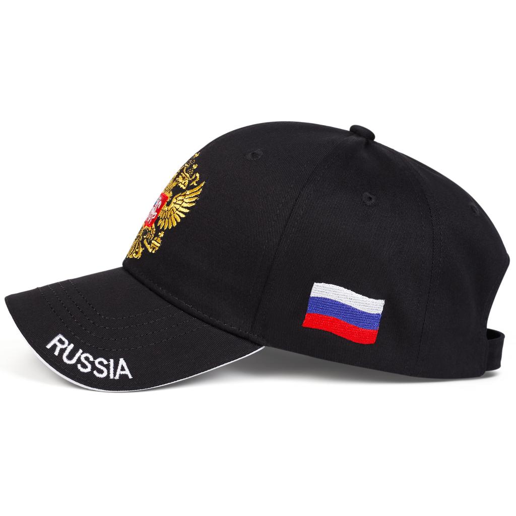 Русская Двуглавая Орел Бейсболка Уличная Хип-хоп Кепка Модная Регулируемая Хлопковая Кепка Мужская Женская Кепки