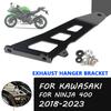 For NINJA 400 Exhaust Hanger Motorcycle Accessories Exhaust Bracket For KAWASAKI Ninja400 2019 2020 2021 2022 2023 Spare Parts