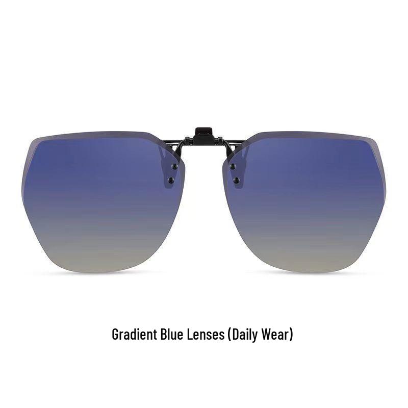 Модные поляризационные солнцезащитные очки-клипсы для мужчин и женщин: Идеально для рыбалки и вождения