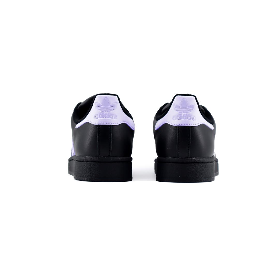Adidas Originals Superstar 2 Slip Resistant Abrasion Resistant Low top Skateboard Shoes Unisex Black Purple JI0079(Team1253-)