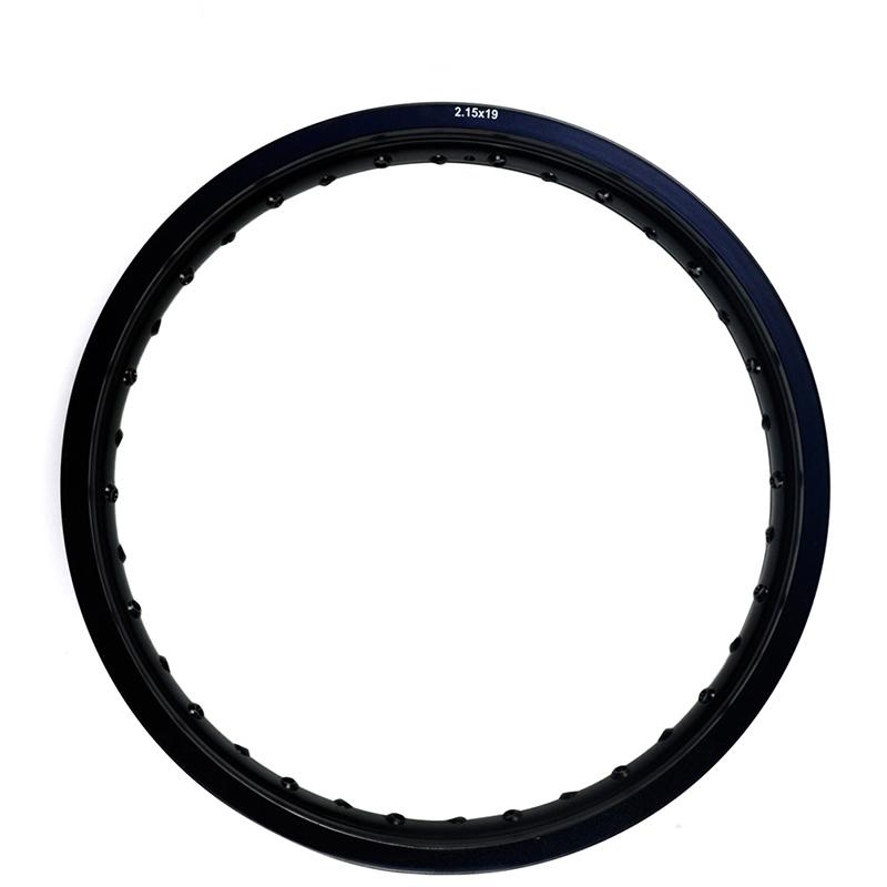 Motorcycle Accessories Rims Wheel Circle 2.15x19 2.15 19 Inch 32/36 Spoke Holes 6061 Aviation Aluminum Strength Black/Silver