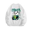 Модный топ с принтом Panda Bamboo, повседневная спортивная одежда на осень и зиму, хлопковая толстовка