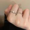 Универсальное открытое кольцо в корейском стиле: Элегантный темперамент, простой дизайн личности для женщин и пар