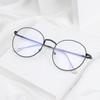 Women Men Vintage Round Ultra Light Frame Metal Glasses Anti-Blue Light Eyeglasses Eye Protection