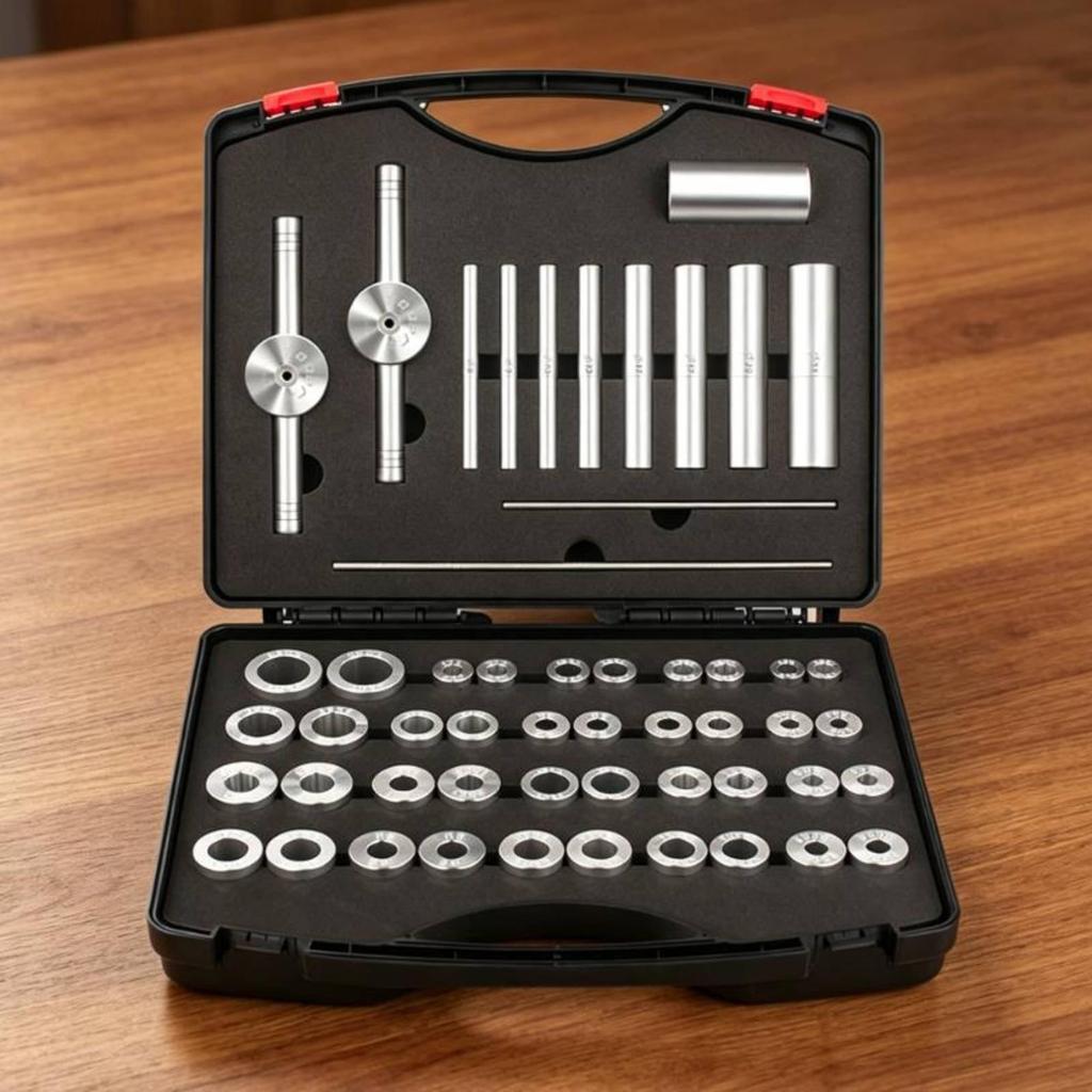 53 Pieces Bottom Bracket Press Set Rigid-Container Container Hub Bearing
