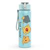 1PC Best Friend Duck Sketch Art 750ml Color Plastic Sports Water Bottle Leakproof Flip Straw Lid Suitable for Sports Office Home Use