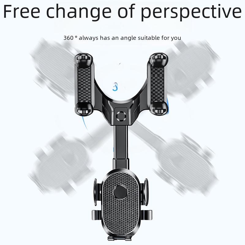 2022 Многофункциональный держатель для телефона на зеркало заднего вида автомобиля с обзором на 360° и навигацией дополненной реальности