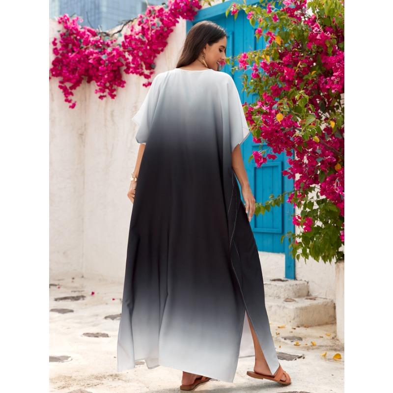 Женские пляжные накидки с градиентным принтом Праздничные платья Купальники больших размеров Накидки