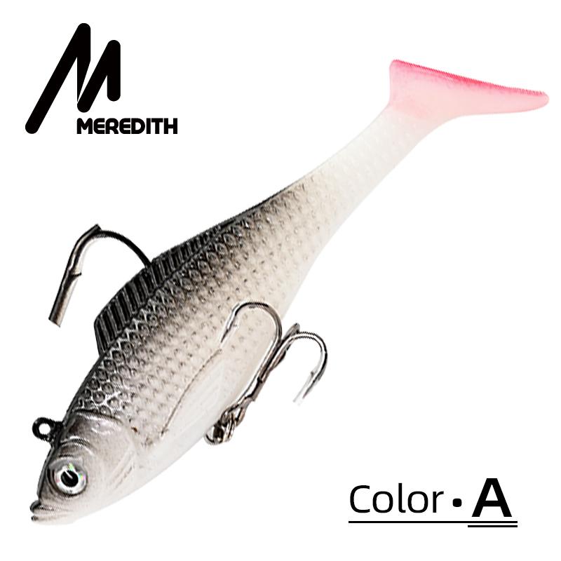 MEREDITH Мягкая приманка Минноу 10 см/18 г и 12,5 см/27 г 3 шт. Свинцовая джиг-приманка Щука Окунь JXJ01