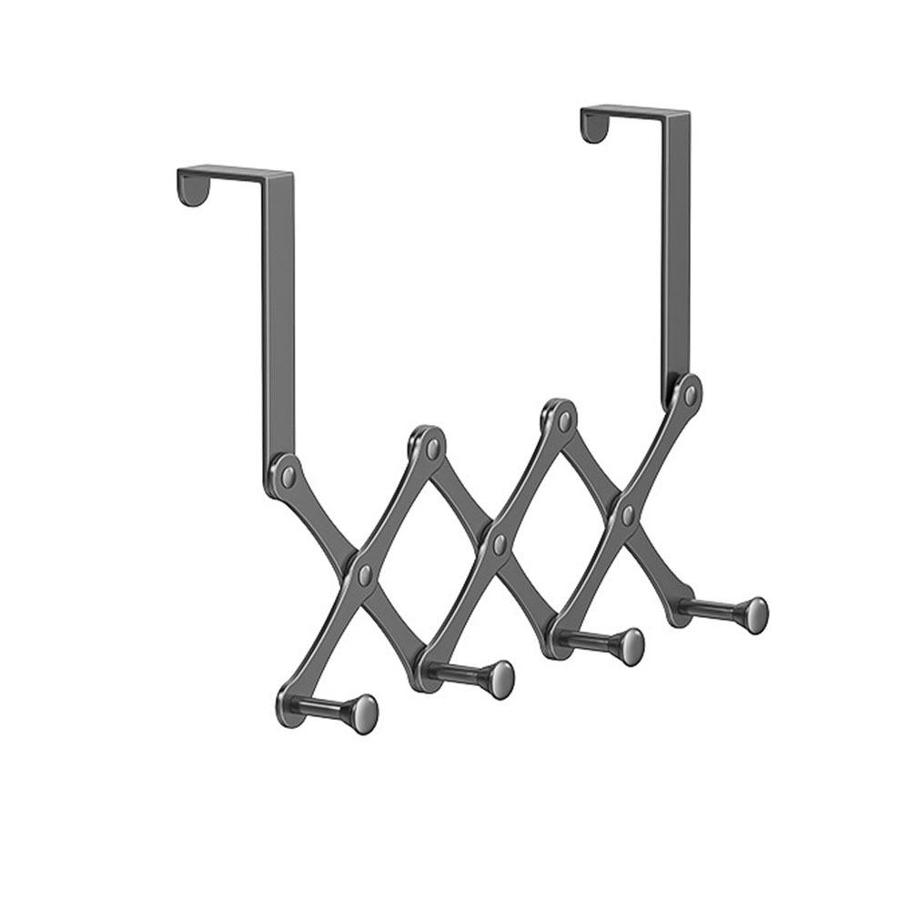 No-Punch Clothes Coat Hooks Carbon Steel Clothing Hangers Door Hooks Hanger  Kitchen Supplies