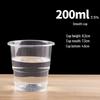 Утолщенные одноразовые прозрачные пластиковые стаканчики