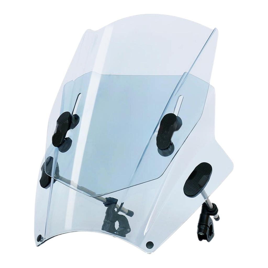 Motorcycle Windscreen Adjustable Replace Accessories Easy Installation Motorbike