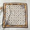 70 * 70cm New Silk Small Square Scarf For Women'S Neck Protection Professional Scarf Versatile Hair Tie Headscarf Scarf