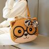 Fashion Bow Large Face Cat Cartoon Cute High-Capacity Shoulder Bags Mom Shopping Handbag Travel Accessory Trendy Women Tote Bag Office Commuters