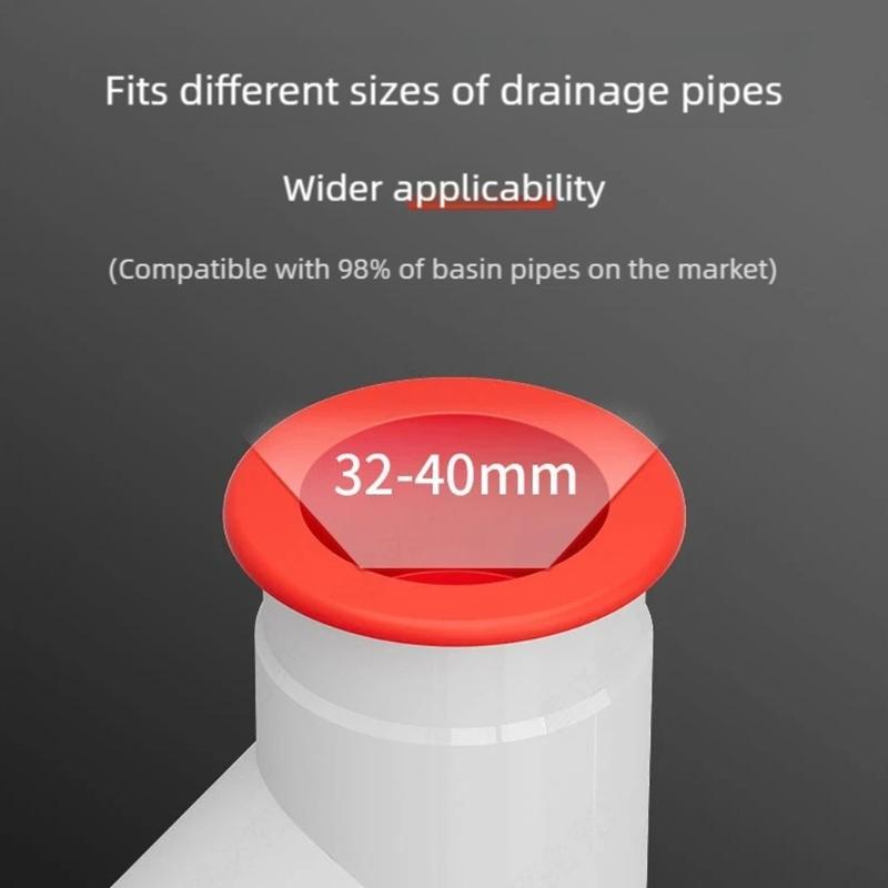 Anti Odor Waste Pipe Connector Strong Plastic Construction Leakproof Designs Drainage Fitting Simple Installation
