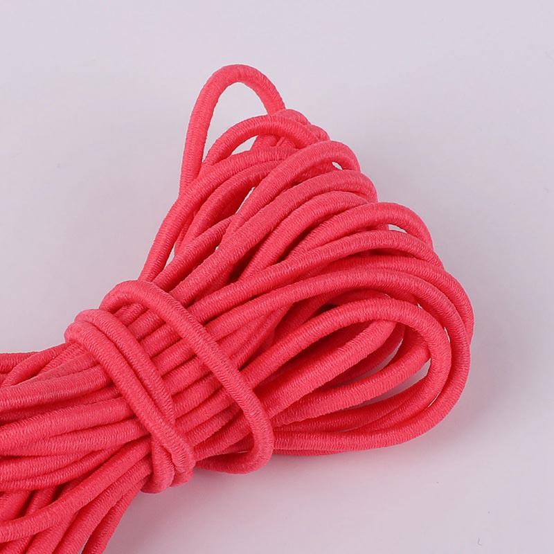 Vogue 2.5mm/2mm 5m/Pack Sewing Tools High Quality Coloured Durable DIY Elastic Band Handmade Sewing Material Accessories Elastic Cord