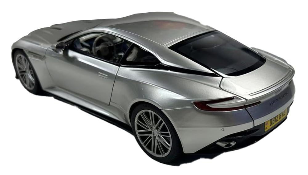 Freestyle XiaoGuang MODEL Масштабная модель Aston Martin DB12 2024 Сменные детали Готовая 1/18 (Включает колеса, Серебристый, Продукт, 8241221S)