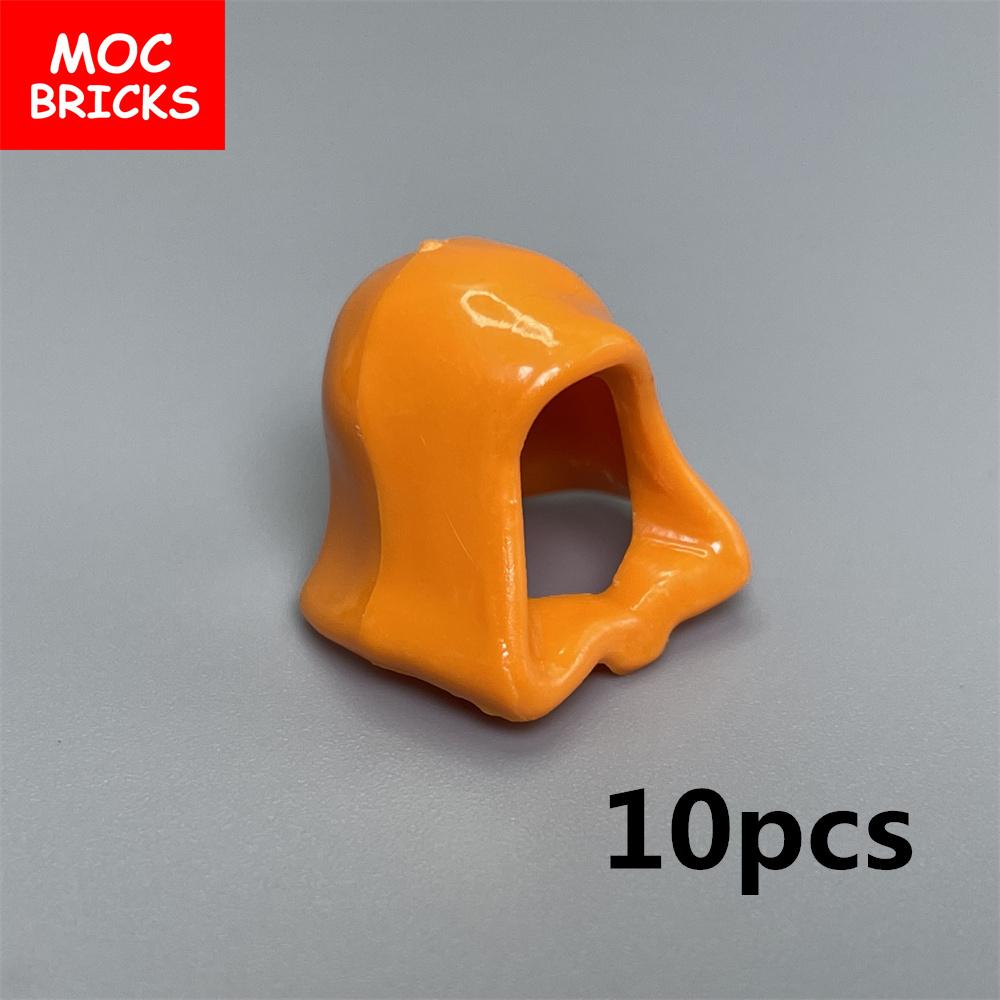 MOC Блоки Головной убор Капюшон Шлем Опущенный 4 см Тело Фигурки Аксессуар для ношения 30381 15428 Строительные кубики Игрушки Детские подарки