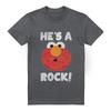 Sesame Street Unisex Adult HeÂ´s A Rock T-Shirt