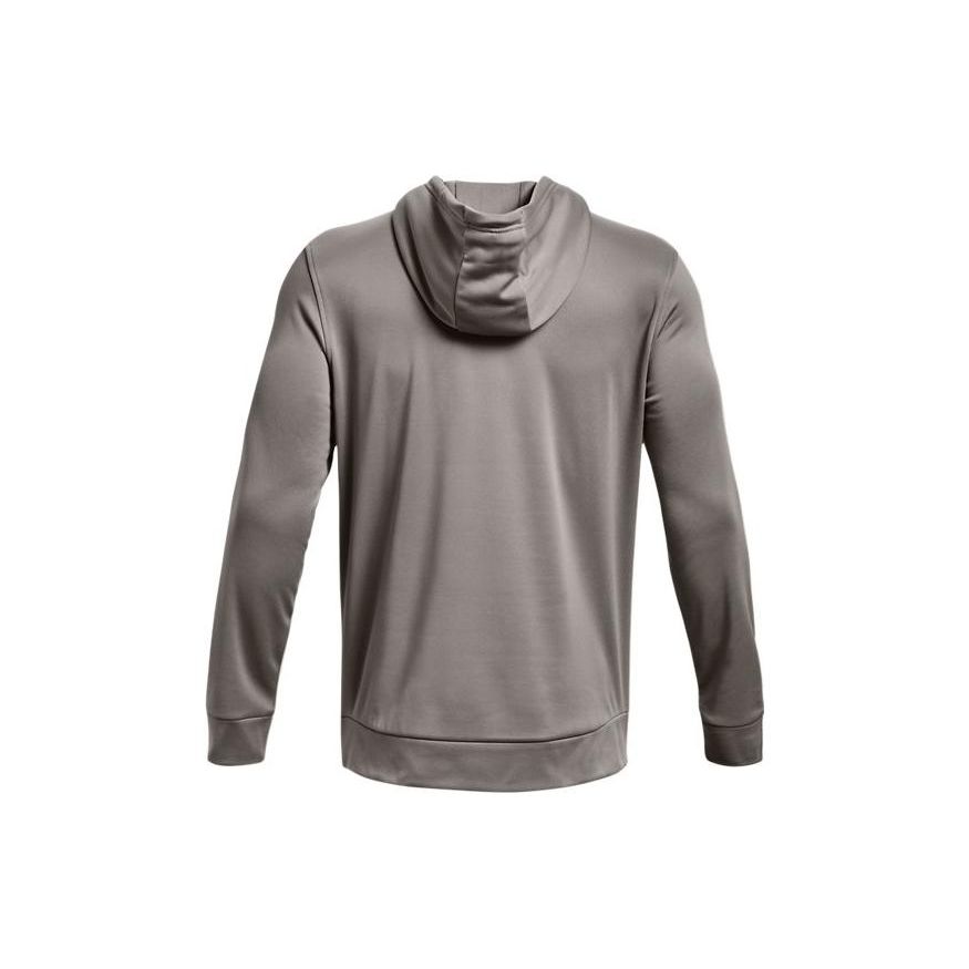 Under Armour Толстовка с капюшоном из флиса с принтом букв, спортивная охота, мужская, серая 1375114-294