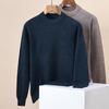 Hengyuanxiang Men's 100% Pure Wool Round Neck Sweater