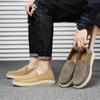 Fashioncow Suede Leather Man Loafers Luxury 2024 Casual Shoes Men Boat Handmade Men Slipon Driving Shoes Male Moccasins Men Zapatos