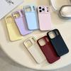 Тонкий однотонный матовый чехол из жидкого силикона для iPhone 17 Air 16 15 Plus 14 13 12 11 Pro Max, противоударный защитный чехол