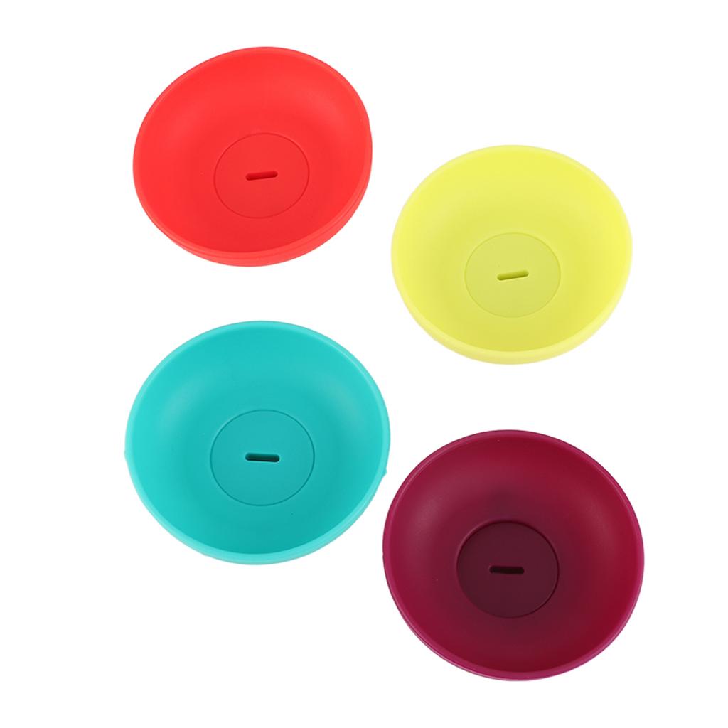 4шт держатель для мороженого для детей силиконовый многоразовый можно мыть в посудомоечной машине ловит капли грязный замороженный Tre