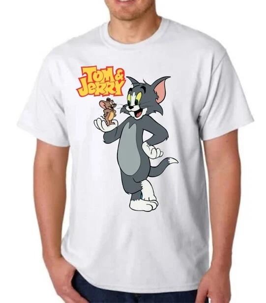 TOM AND JERRY T-T-shirt HANNA BARBERA TEE CARTOON TV