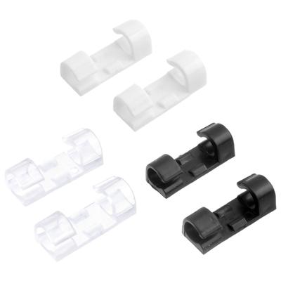 40 шт. Самоклеящиеся кабельные зажимы-органайзеры для проводов с сильной адгезией, зажимы для укладки проводов для кабелей передачи данных, дома, офиса