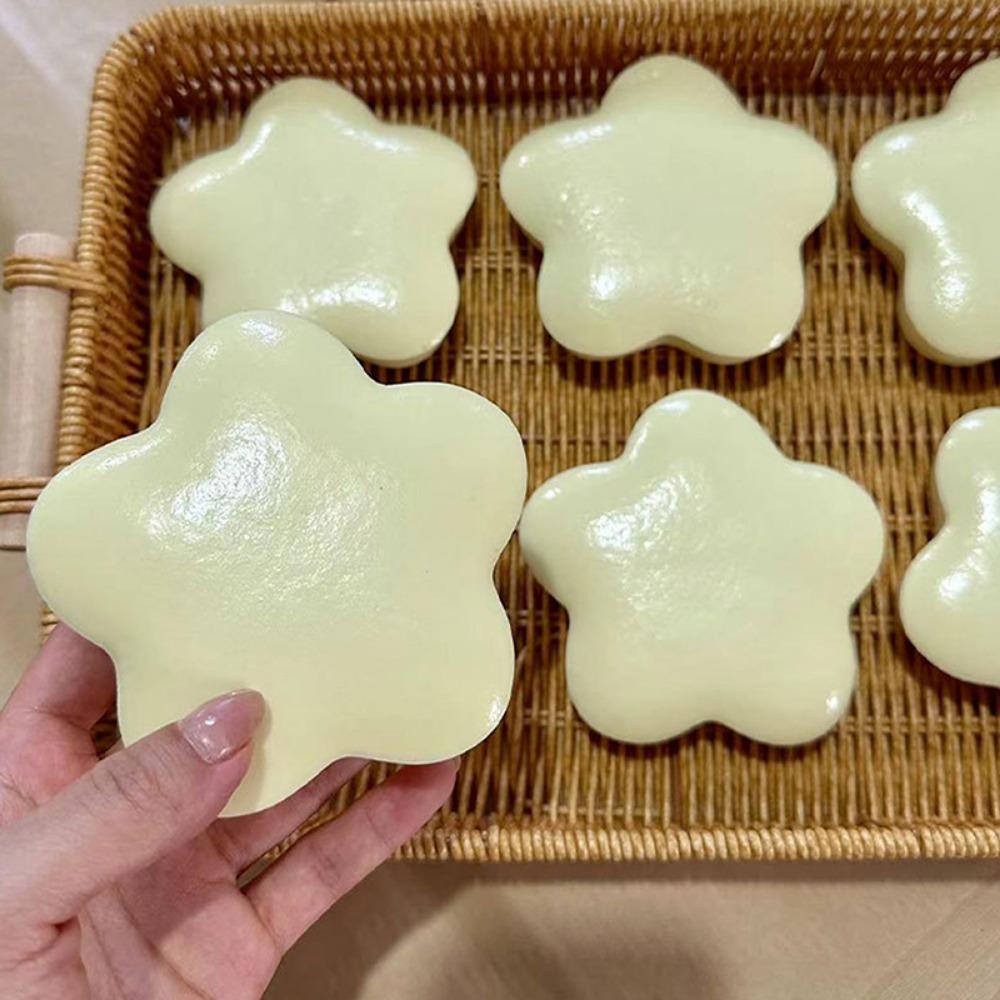 Ultra Moist Milk Scent Star Squeeze Toy Slow Rise Sticky Star Pinch Toy  Desktop Decoration
