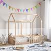 VidaXL Children's Bed Frames House Shape 70x140cm Solid Pine Wood, House-Shaped Bed Frame, Bed Frame for 850698
