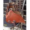 New Western Tapaderos Stirrups Saddle Floral Tooled Handmade Sewn Leather Heavy Duty Sold In Pair Set