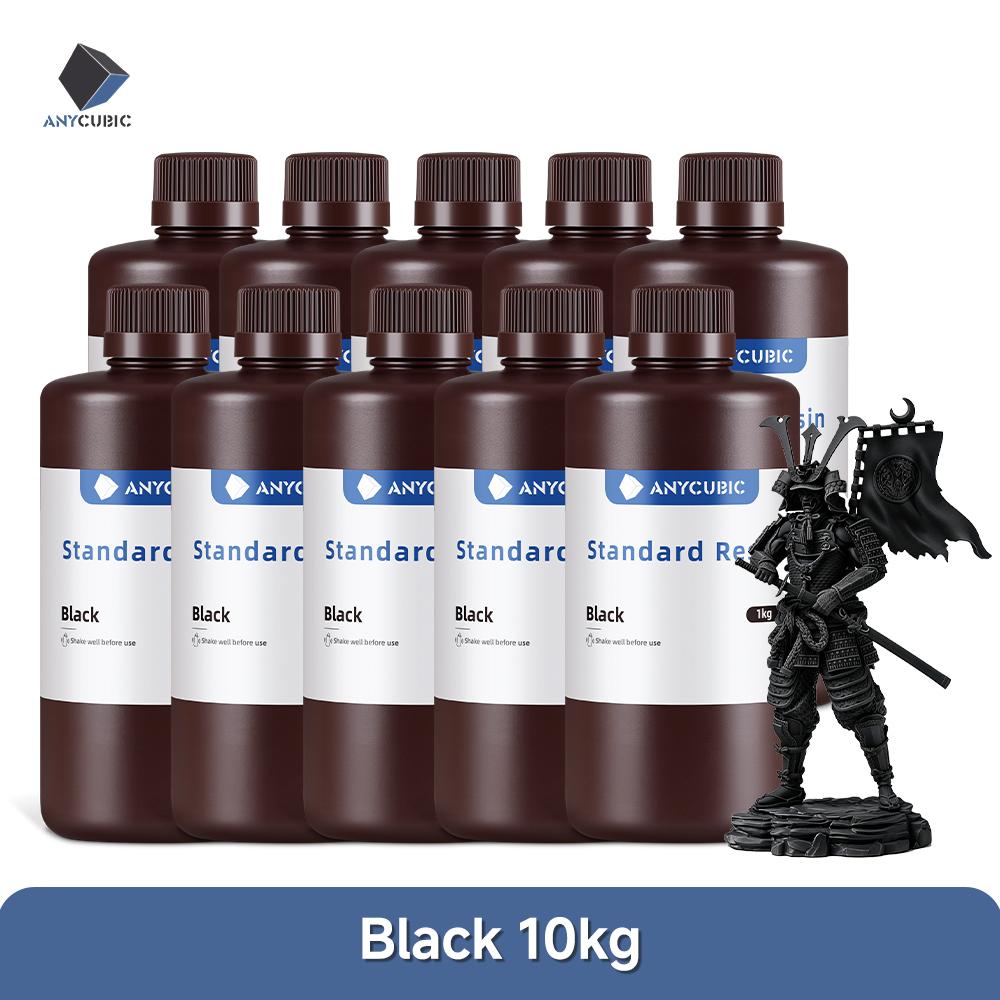 ANYCUBIC 1 кг/10 кг Жидкая фотополимерная стандартная смола 405 нм УФ-смола Для 3D-принтера LCD Печать Материал смолы Для Photon Mono