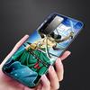 Аниме roronoa zoro Чехол для телефона для Samsung Galaxy S20 S21 FE S10 Lite Note 20 10 Lite S8 S9 S10E S10 Plus Ultra Черный Мягкий Чехол