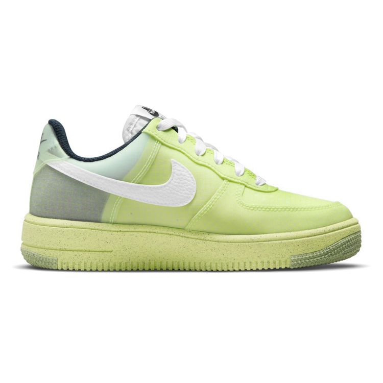 Nike Детские кроссовки Air Force 1 Crater GS Light Lemon Twist Желтый Оружейно-Темно-Синий Белый DH4339-700