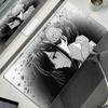 Black White Skeleton Sword Girls Mouse Mat XL Aesthetics Mouse Pad Gaming Laptop Table Mat Office  accessories Pc Cabinet Carpet
