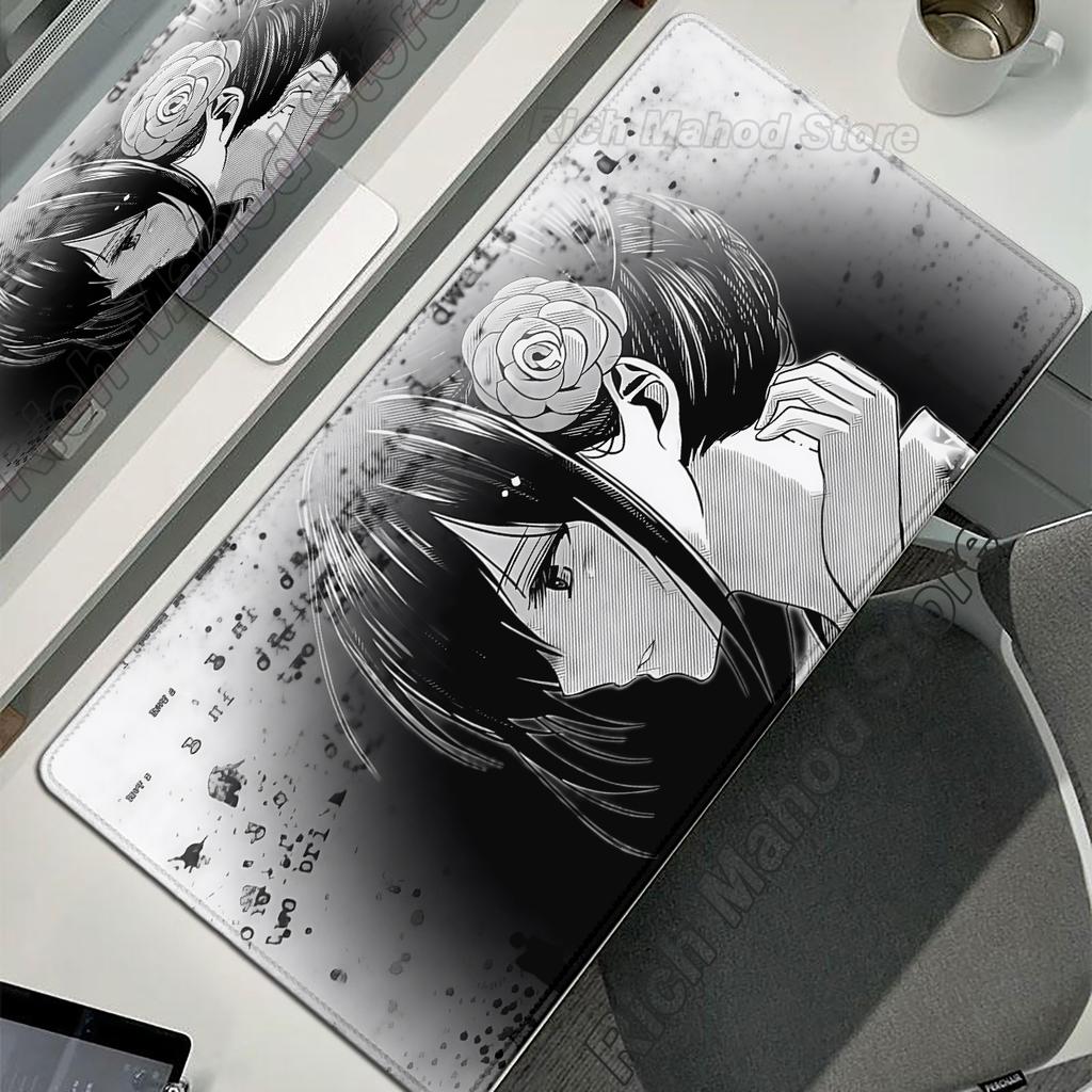 Black White Skeleton Sword Girls Mouse Mat XL Aesthetics Mouse Pad Gaming Laptop Table Mat Office  accessories Pc Cabinet Carpet