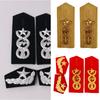 Shoulder Epaulets Uniform Epaulettes Shoulder Boards/Collar Flower for Professional Uniform Accessories Stage Performers