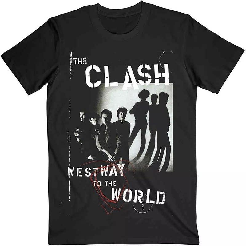 Y2k The Clash Band London Calling Guitarists Guitar Case Rock Band Street Shortsleeved Tshirt