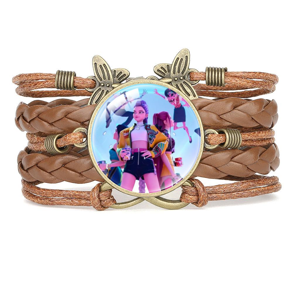 Мода Креативный Браслет Руми Зои Мира Винтажный Кожаный Браслет