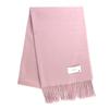 Inner Mongolian Cashmere Large Stole Plain Pink 200cm X 60cm Cashmere Women Men Unisex [Makokka] 100%