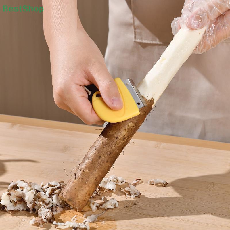 Многофункциональная овощечистка, Овощечистка из нержавеющей стали, Подходит для имбиря, картофеля, чеснока и других овощей