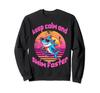 Scary Shark Cool Retro Shark Sunglasses Funny Shark Sweatshirt