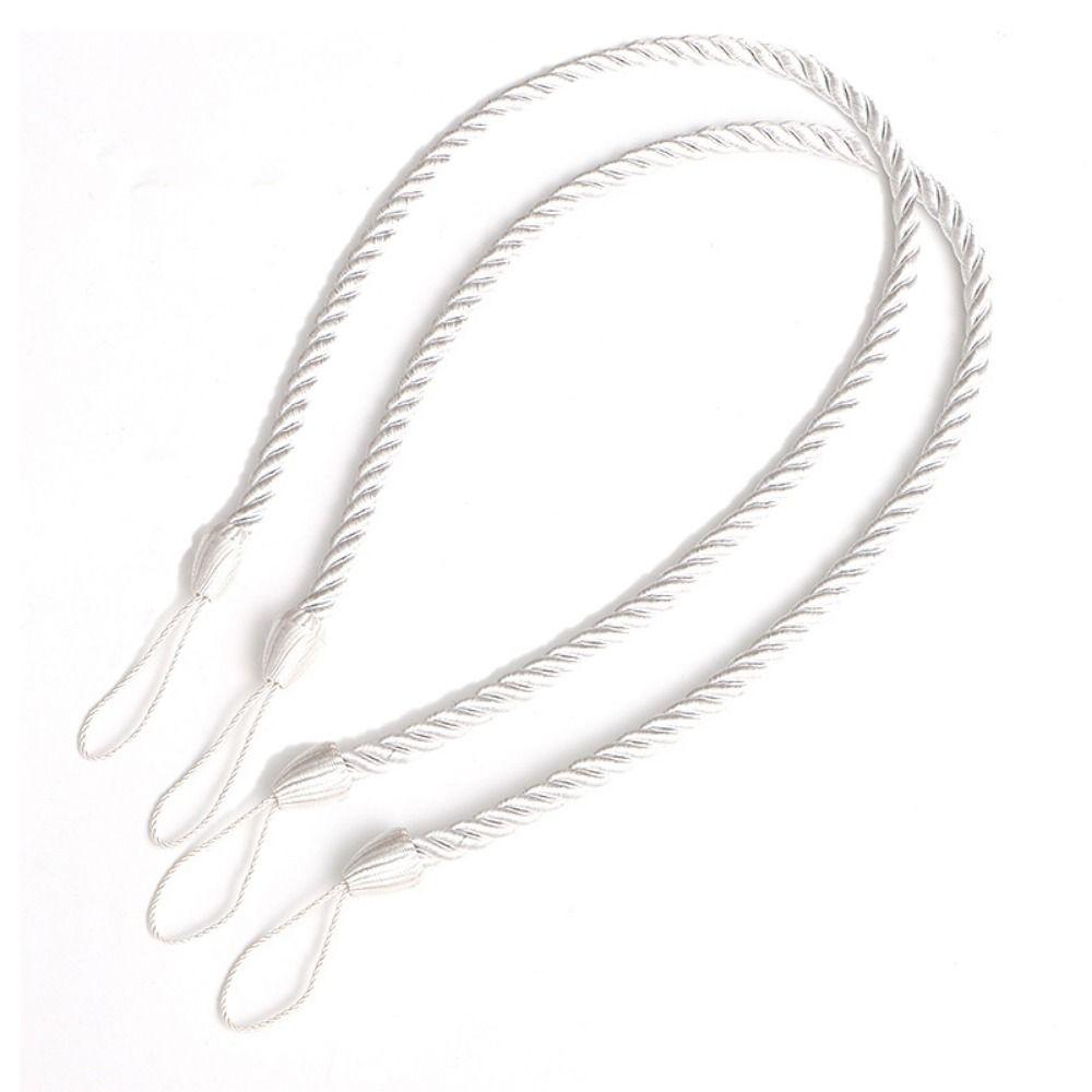 2Pcs Ins Style Curtains Binding Rope Easy To Use Curtains Tied Strap Home Decor